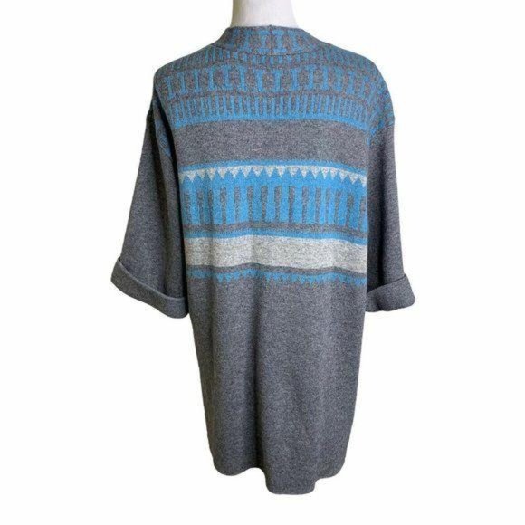 SUNDANCE Lambswool Cashmere Crop Sleeve Cardigan - Picture 9 of 12